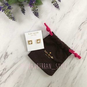 NWT - Kate Spade Gold Earrings